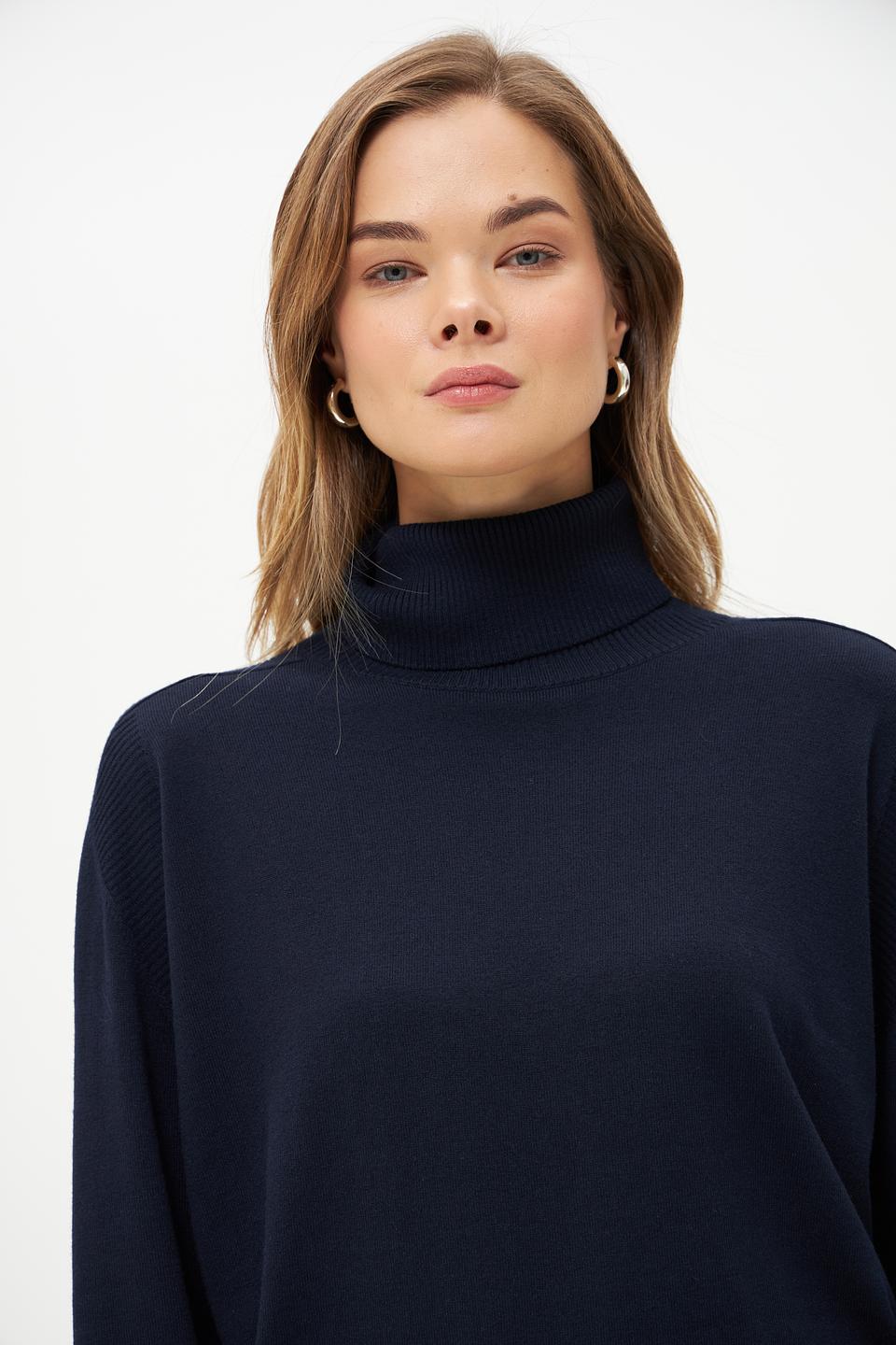 Водолазка Marc Aurel тёмно-синяя