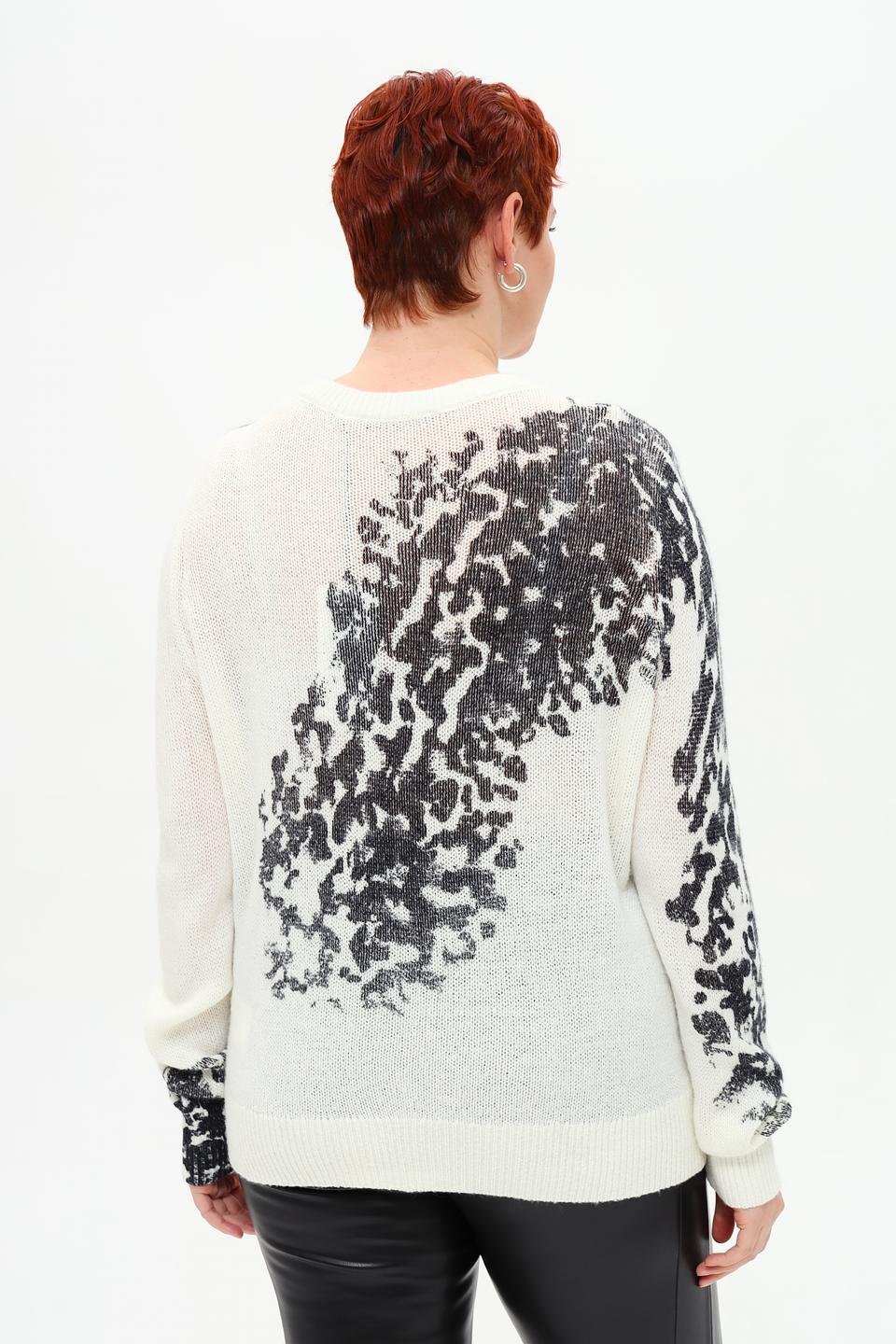 Пуловер Taifun с принтом