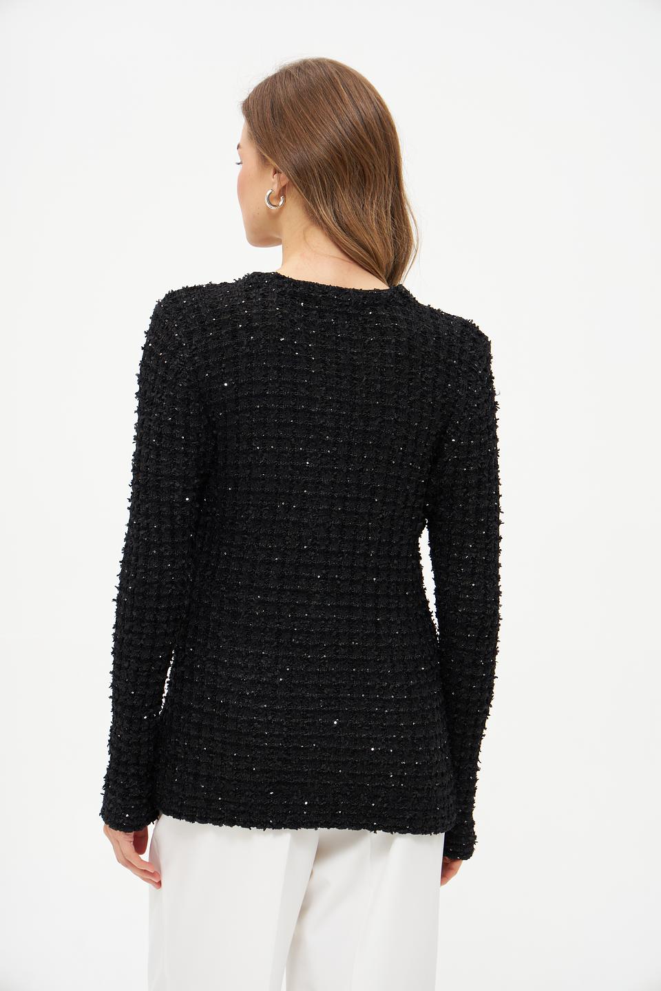 Жакет Marc Aurel чёрный с пуговицами