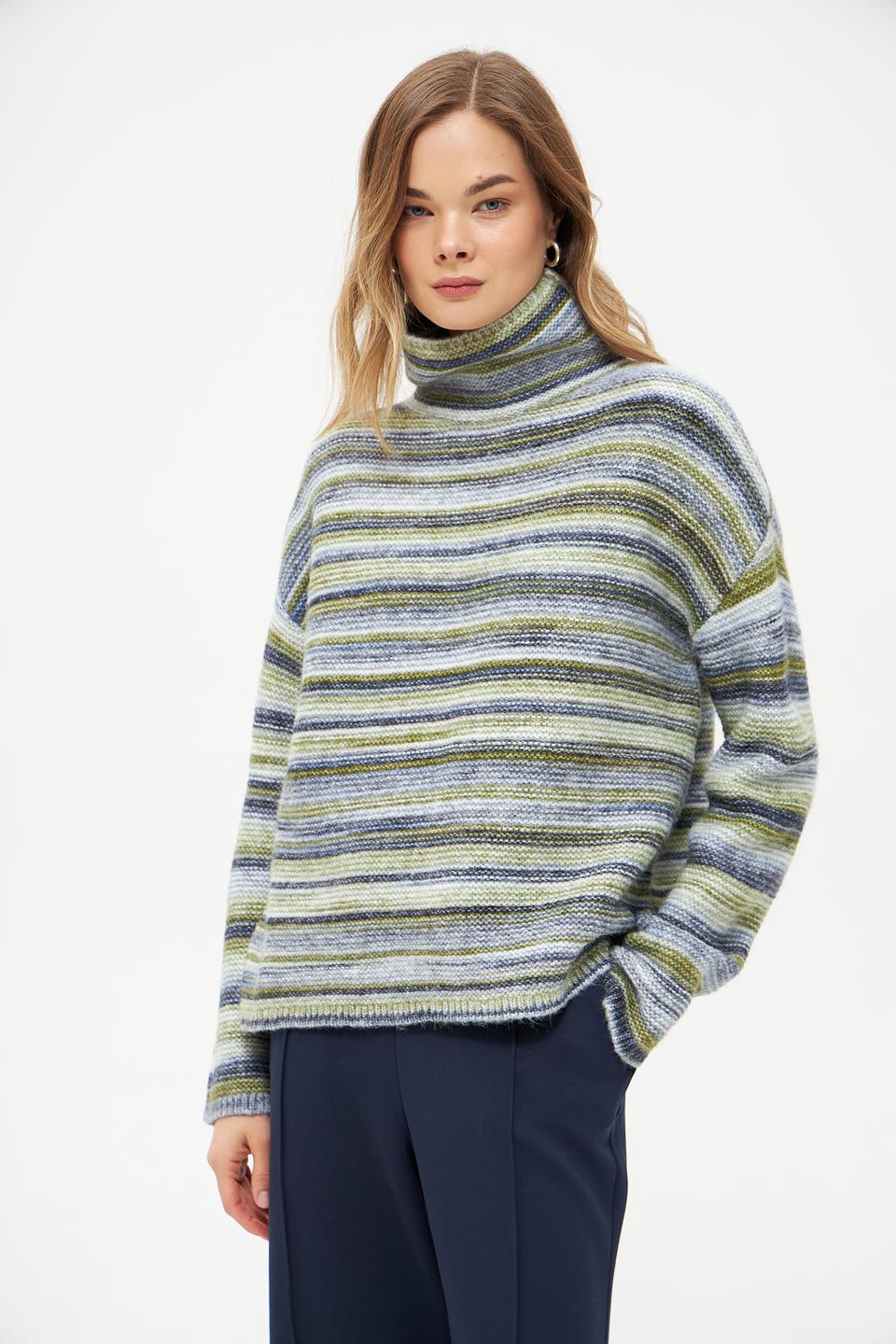 Пуловер Bianca в полоску