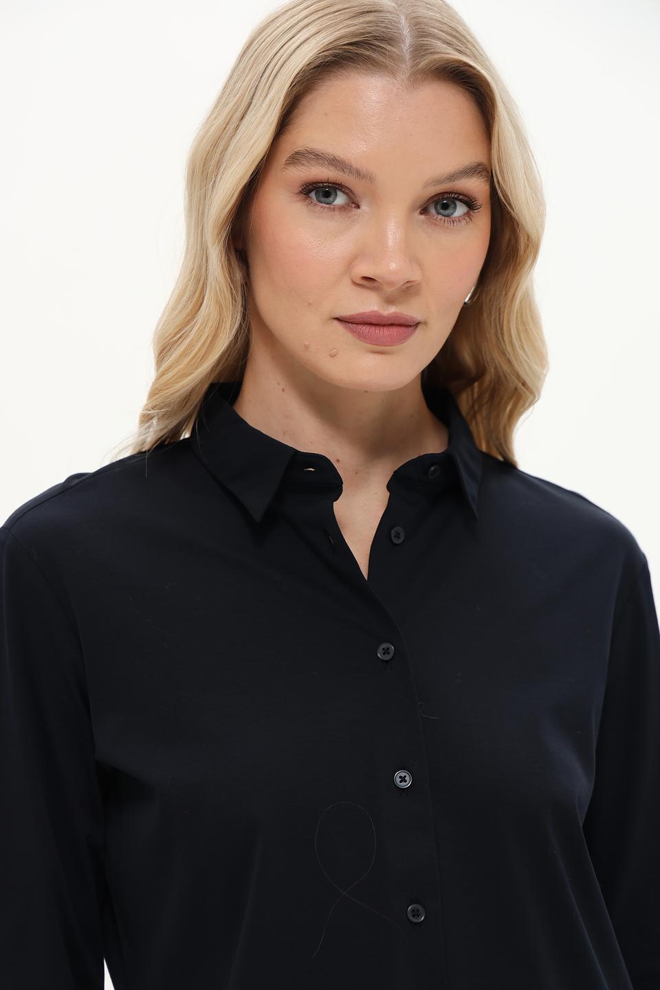 Рубашка Gerry Weber классическая черная