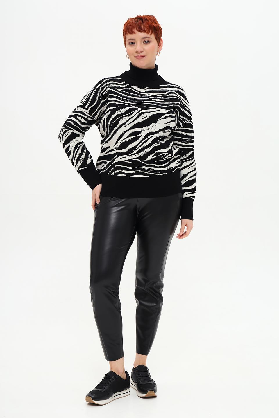 Водолазка Gerry Weber принт зебра