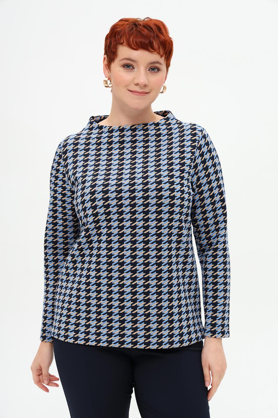 Пуловер Rabe collection в клетку