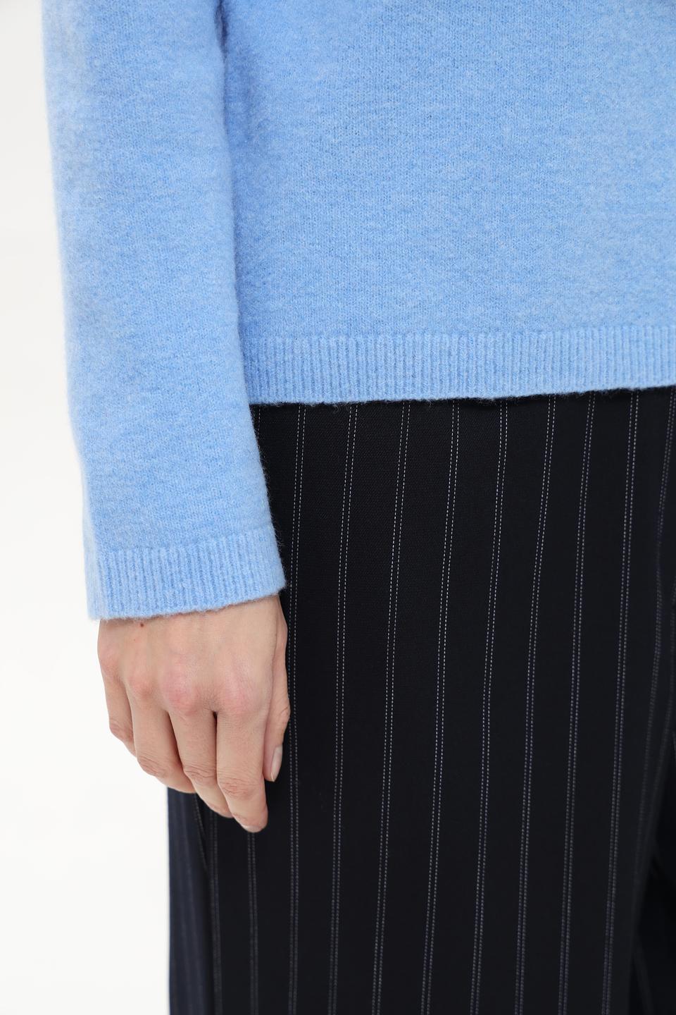 Пуловер Gerry Weber голубой с горлом