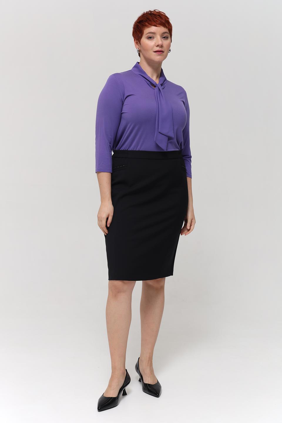 Блуза Frank Walder с завязками лавандовая