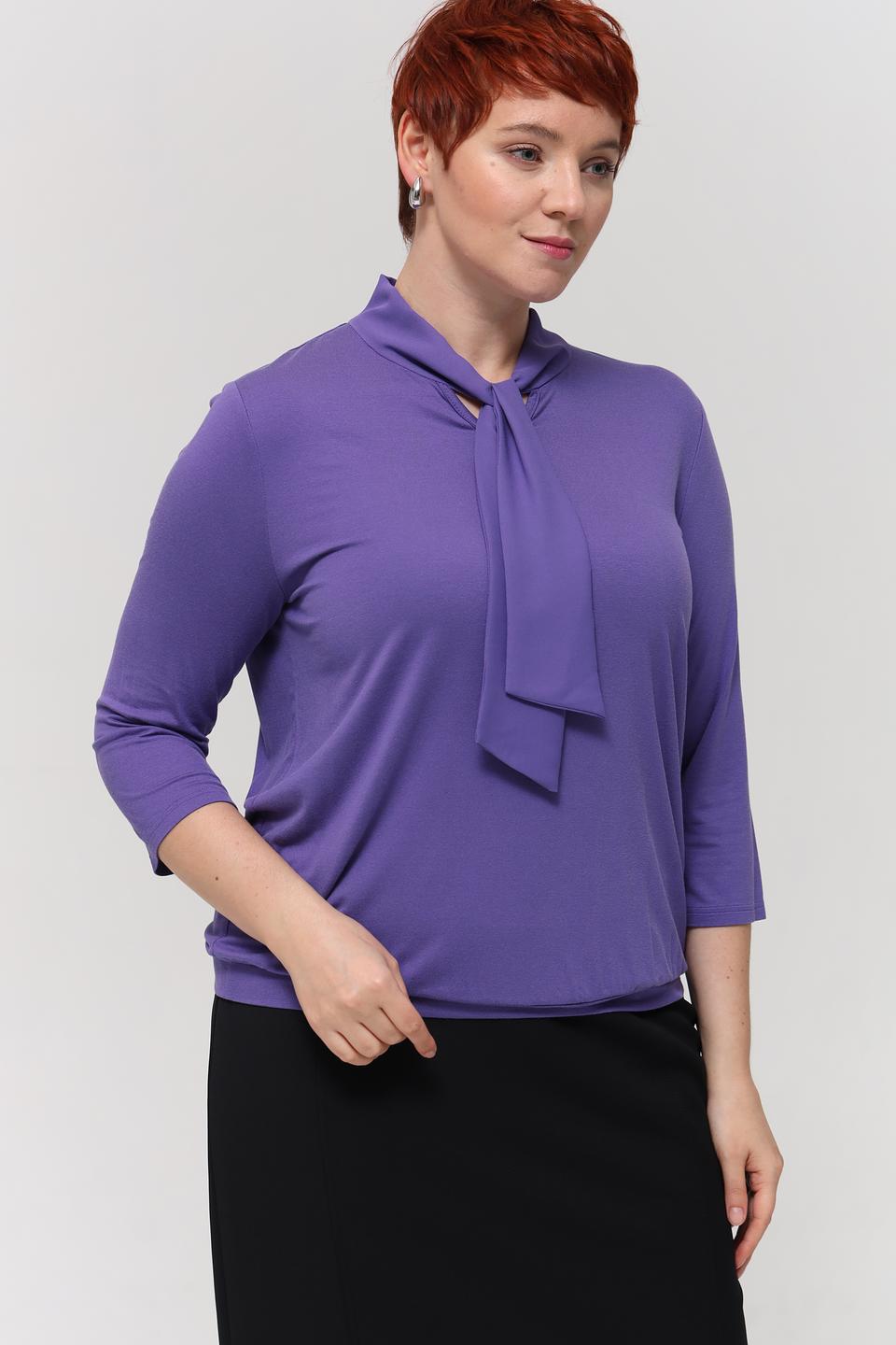 Блуза Frank Walder с завязками лавандовая