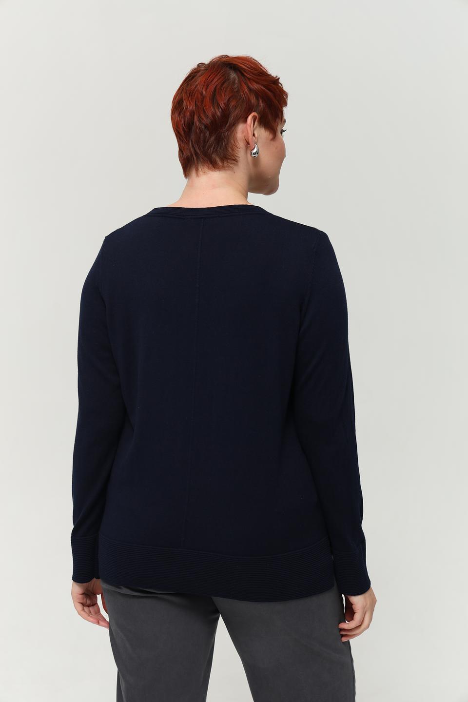 Пуловер Gollehaug тёмно-синий