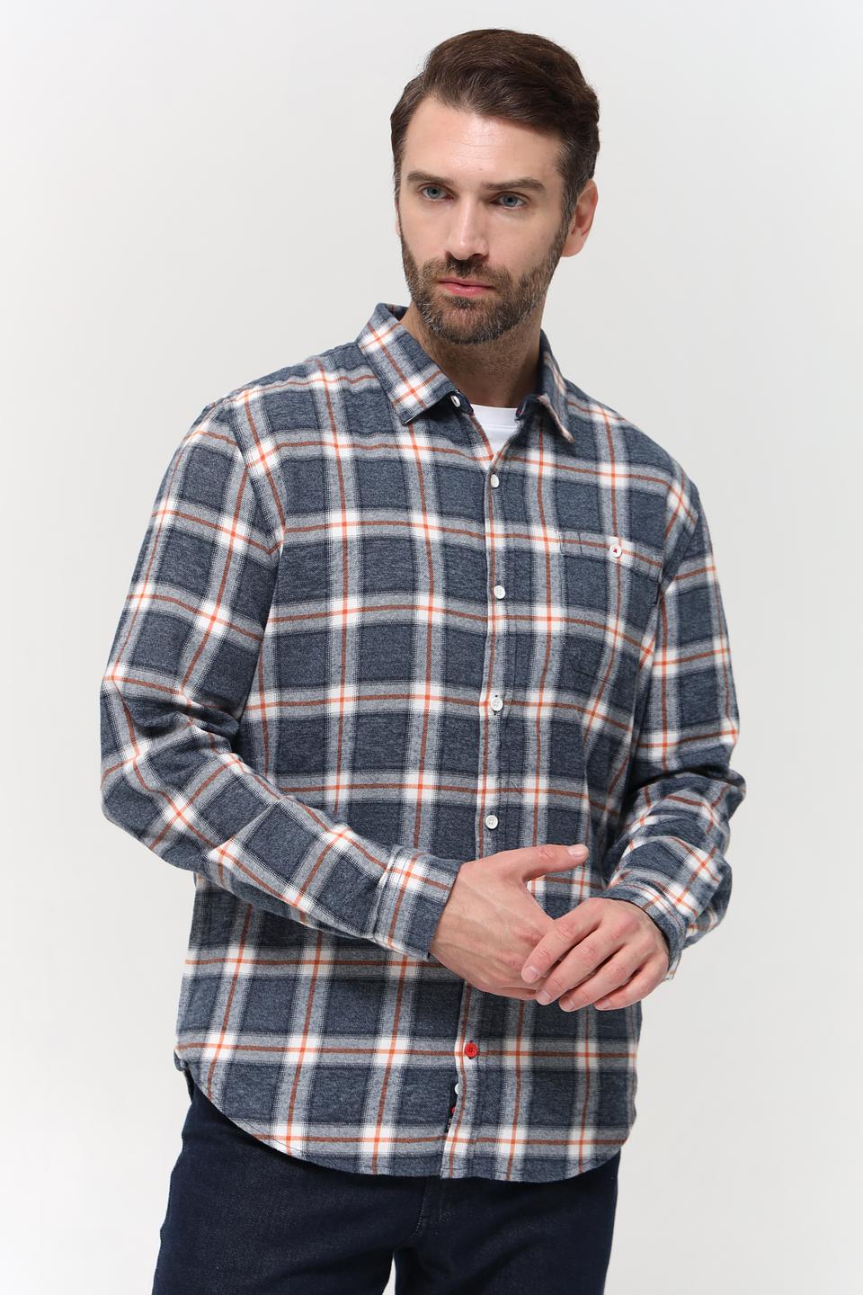 Рубашка Time Zone в клетку