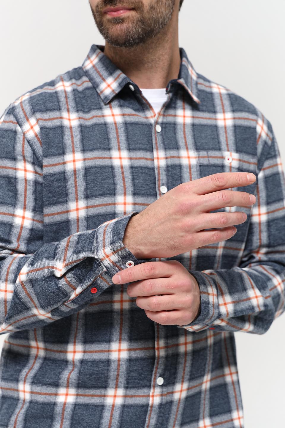 Рубашка Time Zone в клетку