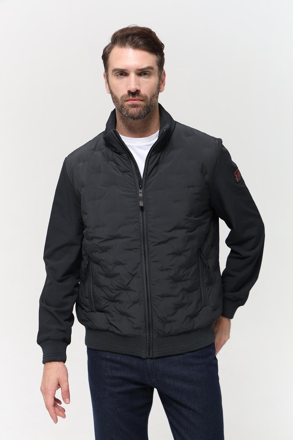 Кардиган Time Zone стеганый черный