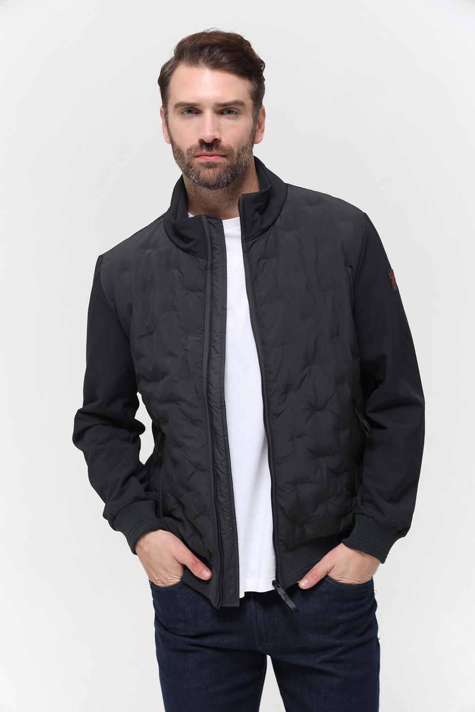 Кардиган Time Zone стеганый черный