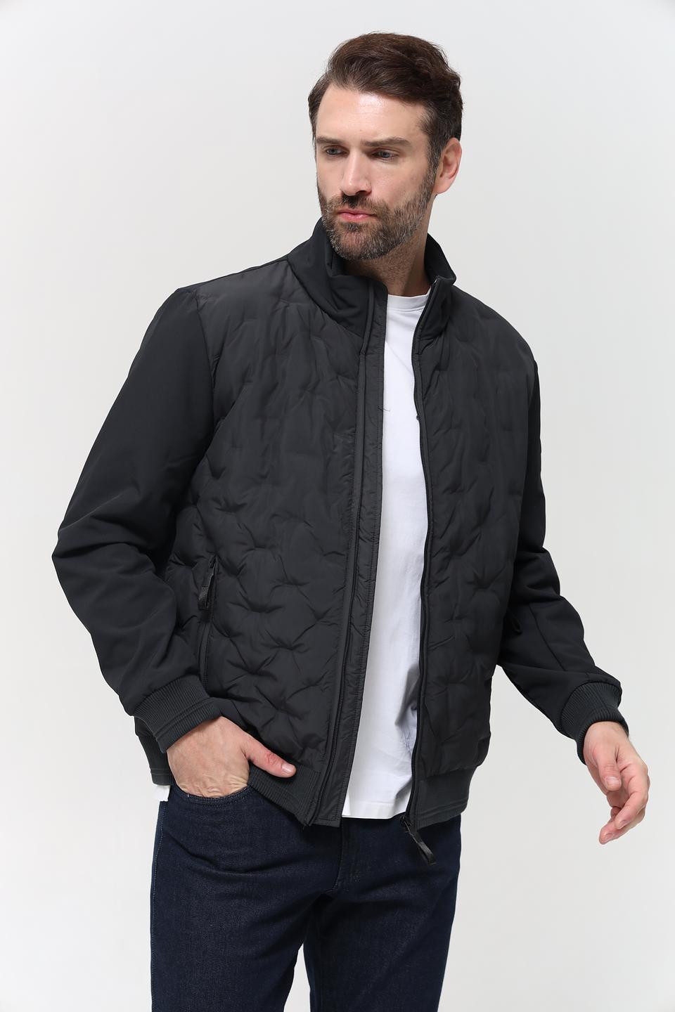 Кардиган Time Zone стеганый черный