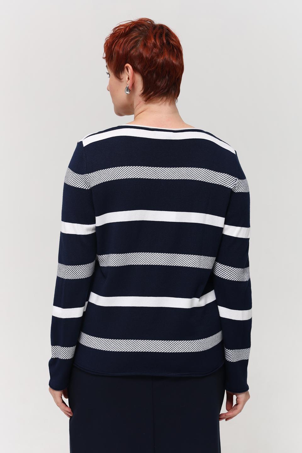 Пуловер Gollehaug в полоску