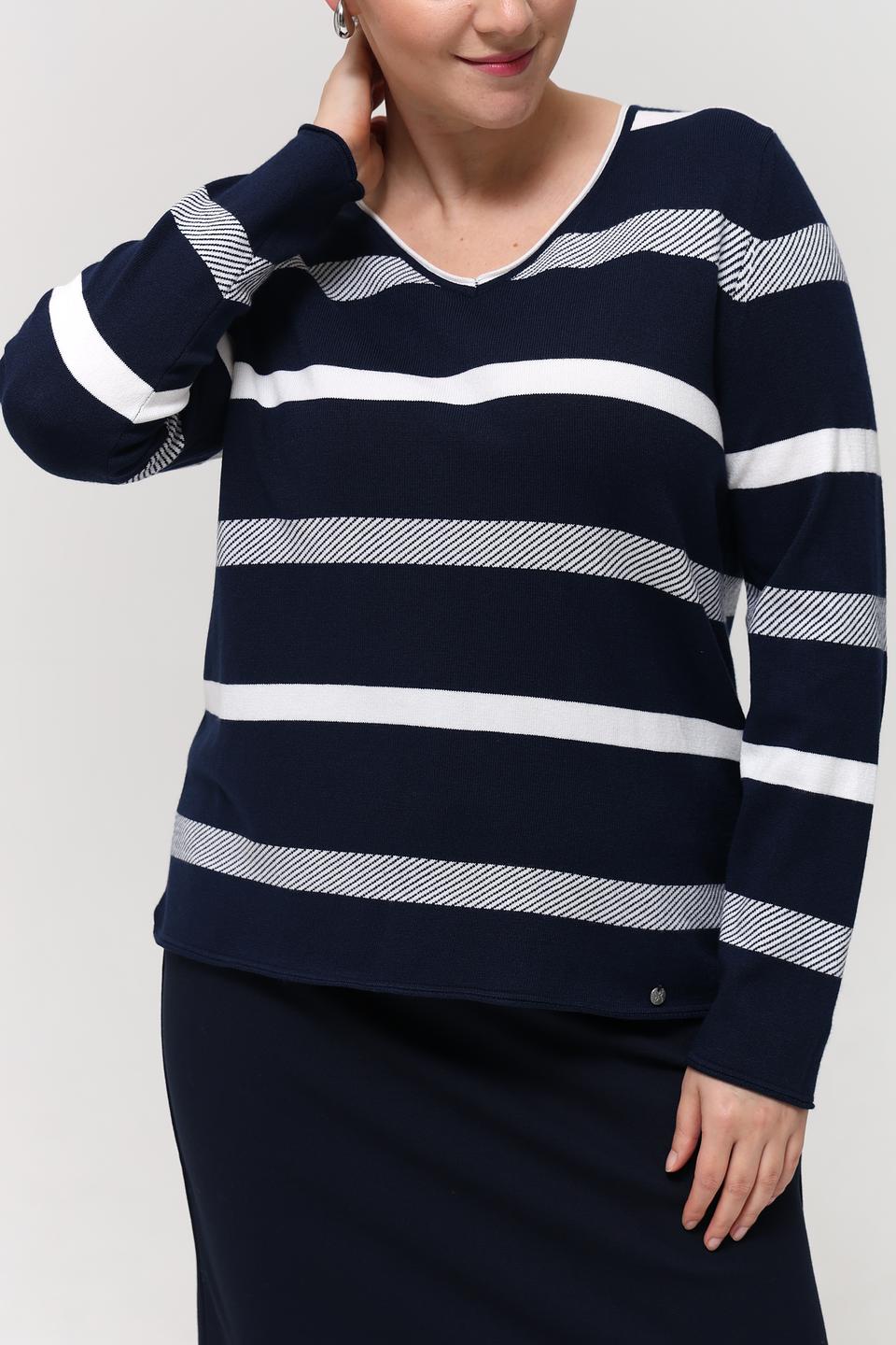 Пуловер Gollehaug в полоску