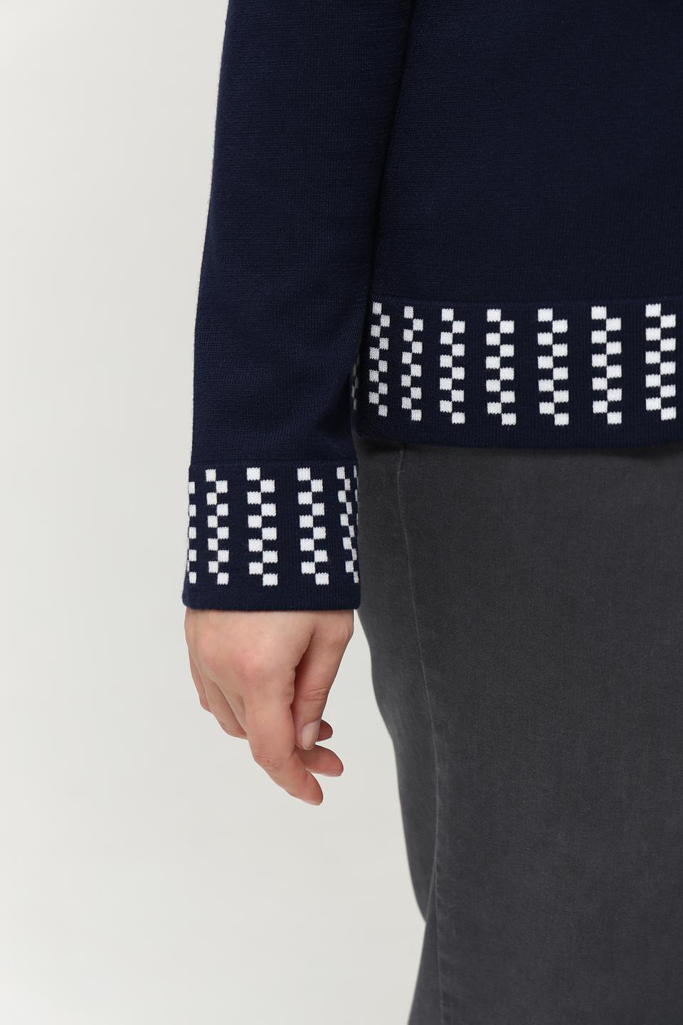 Пуловер Gollehaug с V-образным вырезом