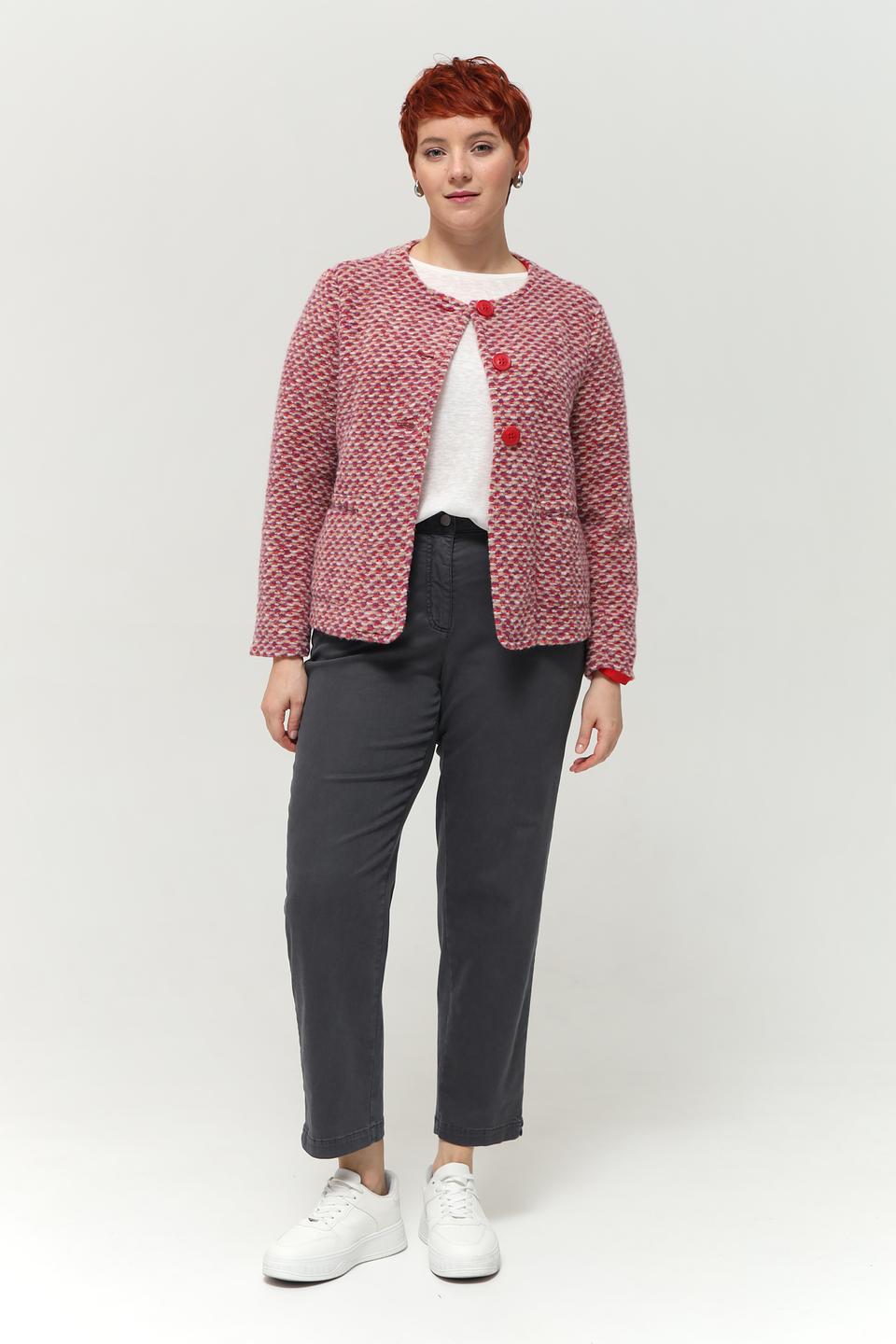 Жакет Bianca в клетку красный