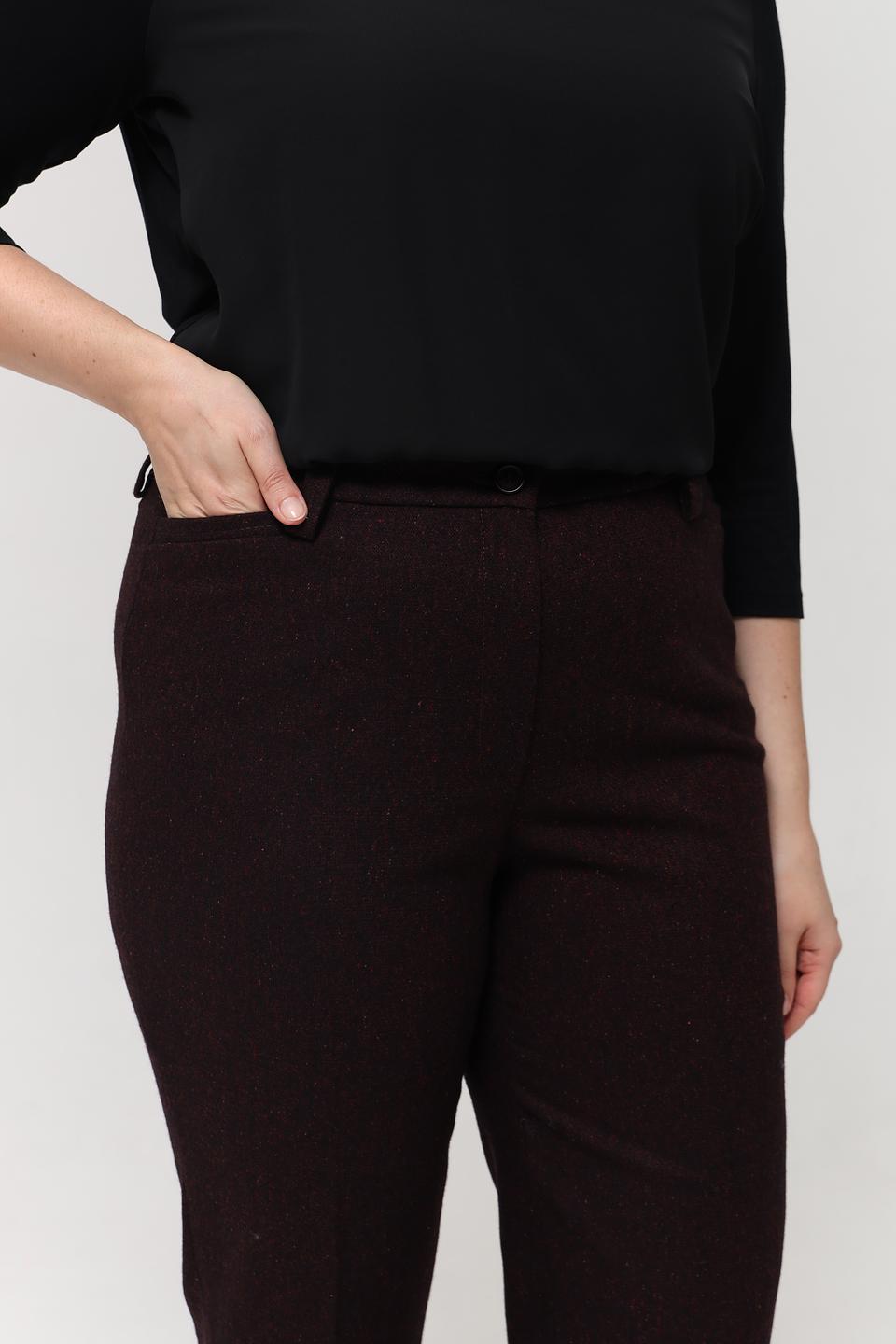 Брюки классические Gardeur бордовые