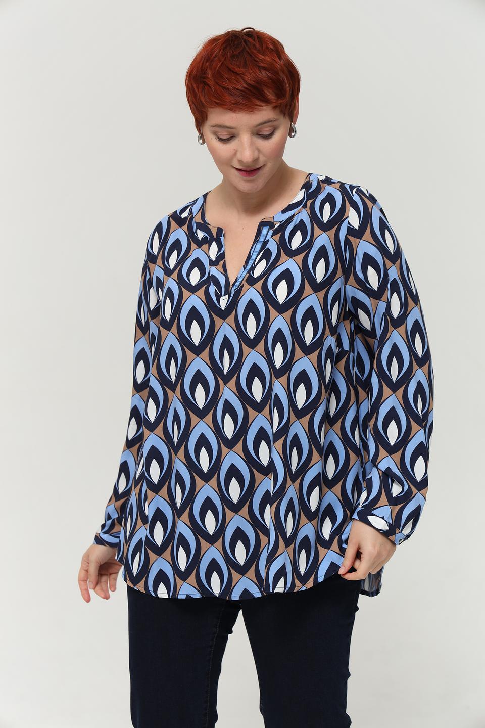 Блуза Via Appia с принтом