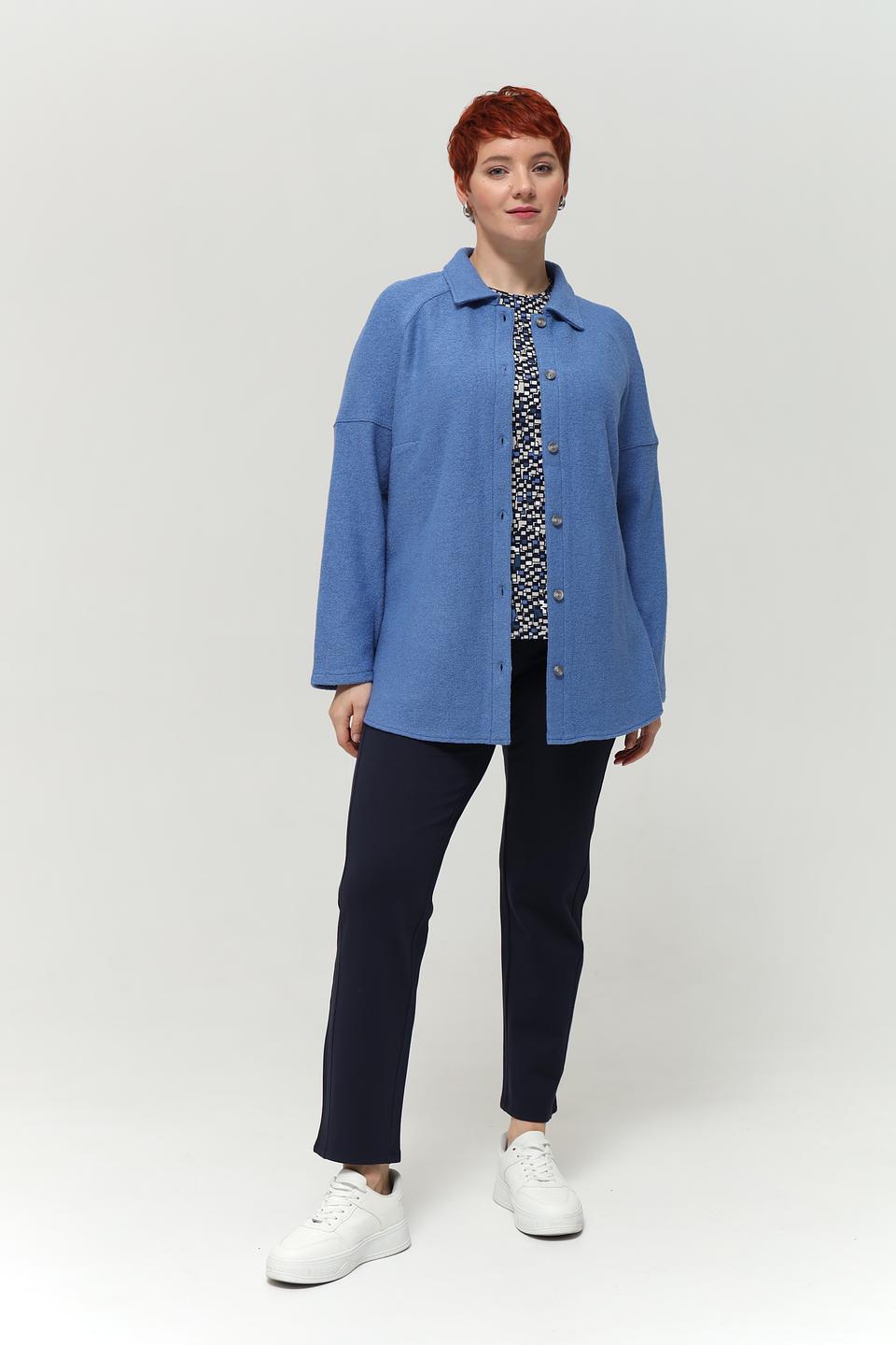 Брюки Lebek классические темно-синие