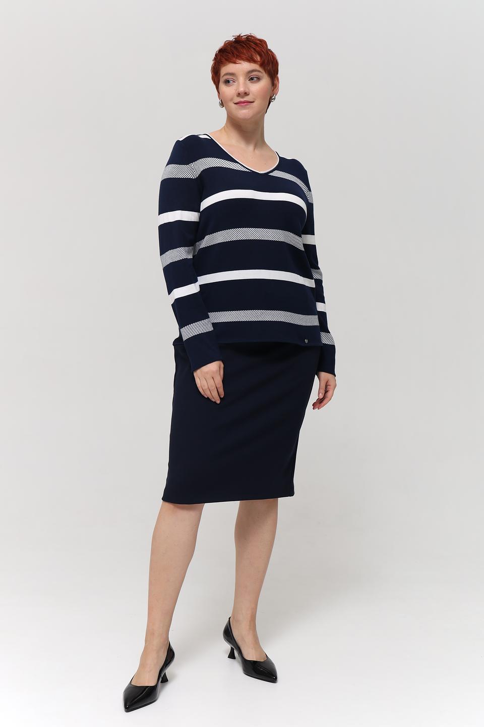 Юбка Rabe collection классическая темно-синяя