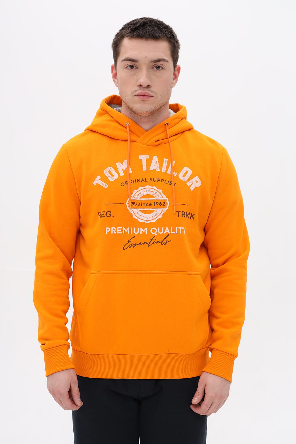 Худи Tom Tailor оранжевый