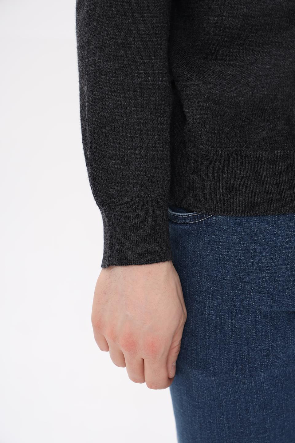 Джемпер Seidensticker с молнией серый