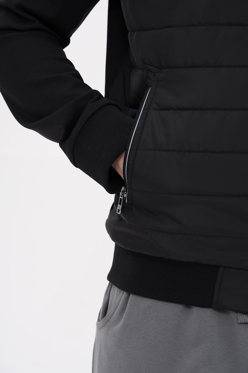 Кардиган New Canadian стеганый черный