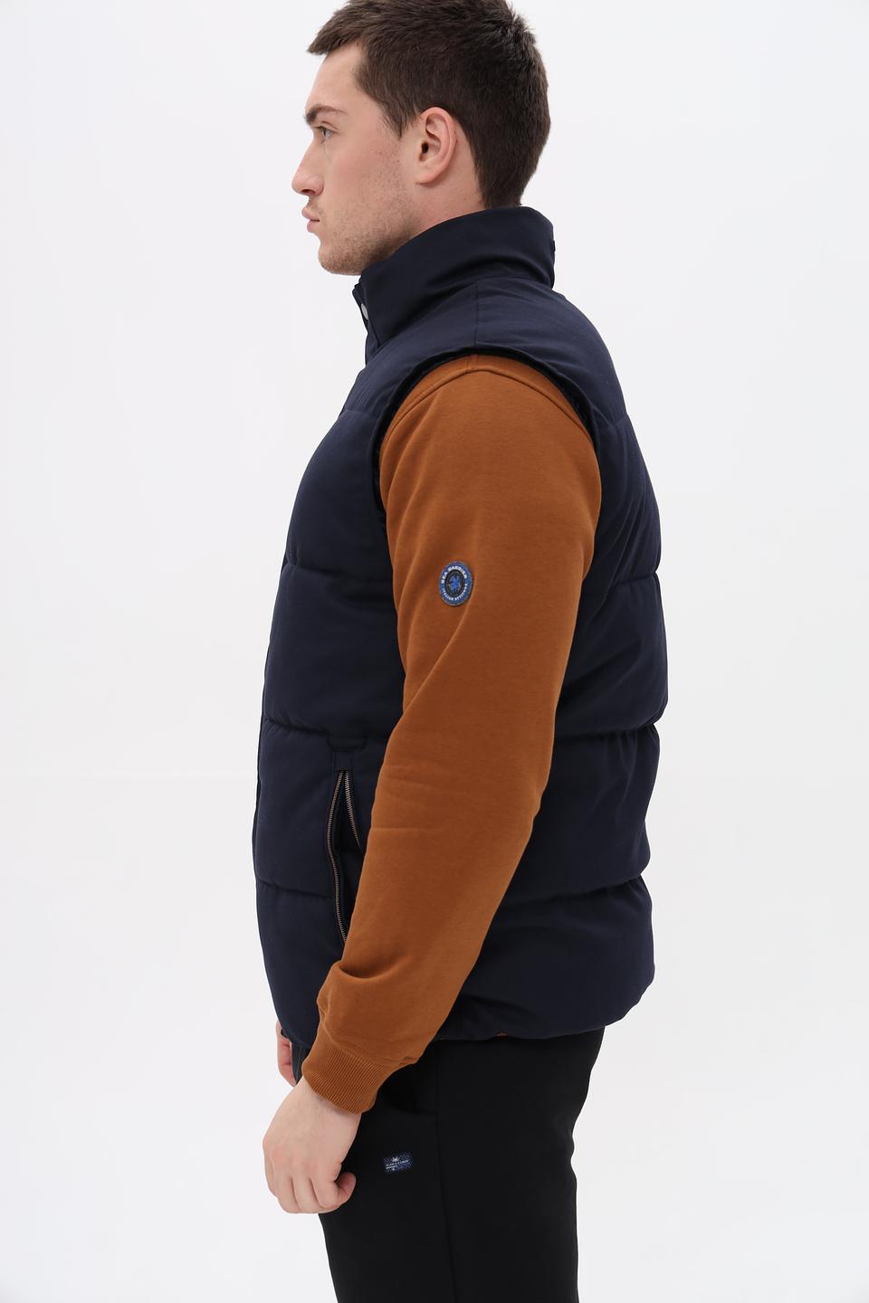 Жилет Bugatti стеганый синий