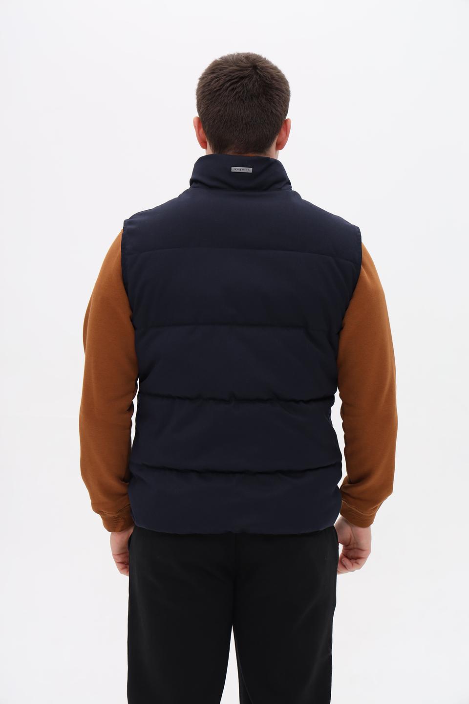 Жилет Bugatti стеганый синий
