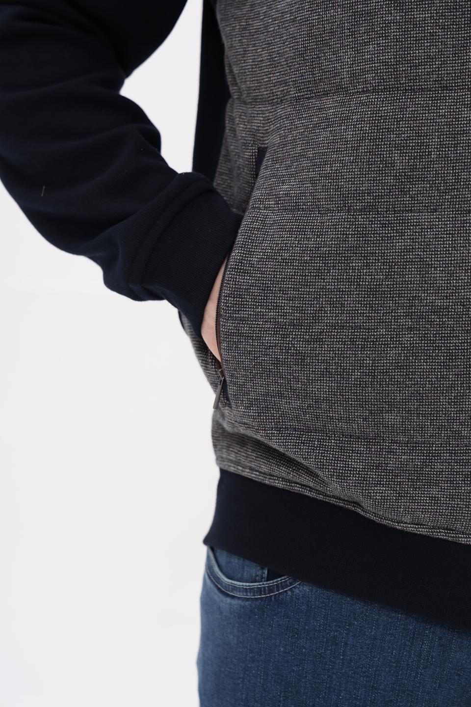 Кардиган Bugatti комбинированный серый