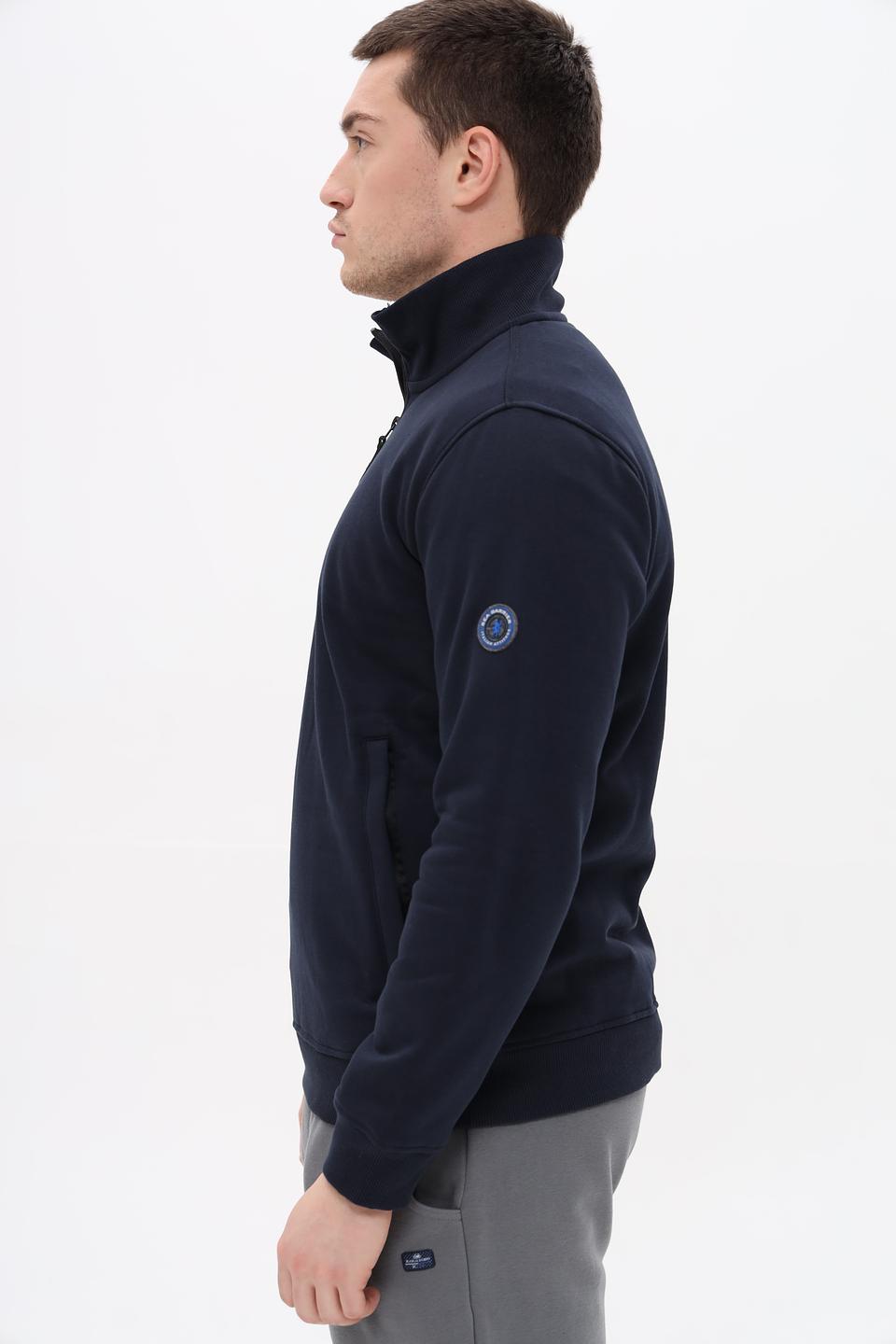 Джемпер Sea Barrier с молнией темно-синий