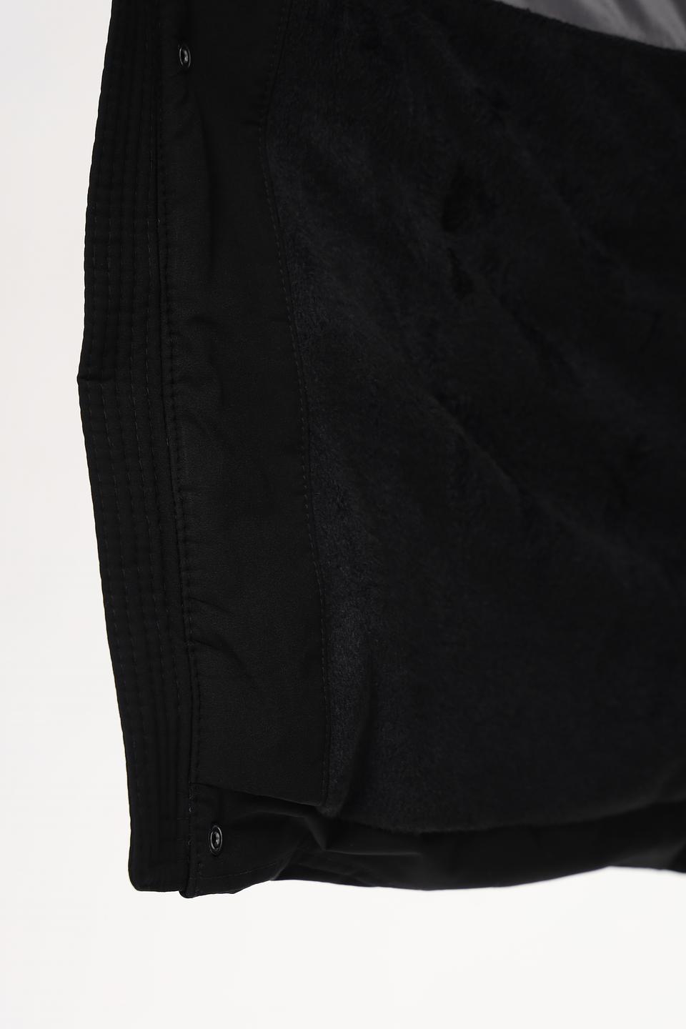 Пальто New Canadian чёрное стеганое