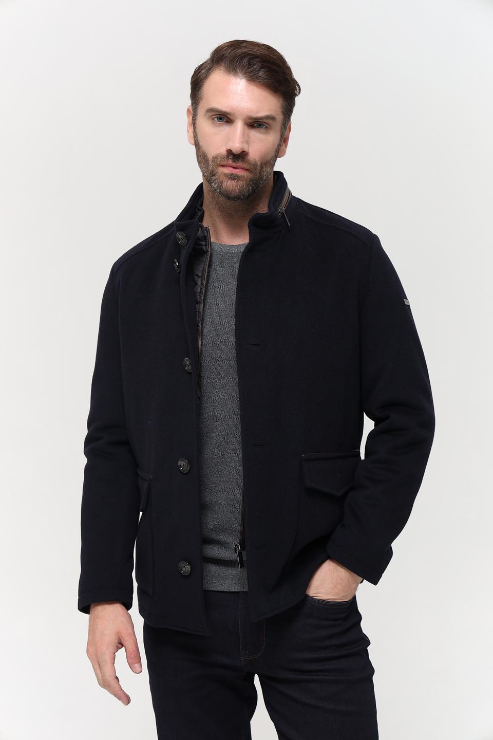 Куртка Bugatti шерсть чёрная