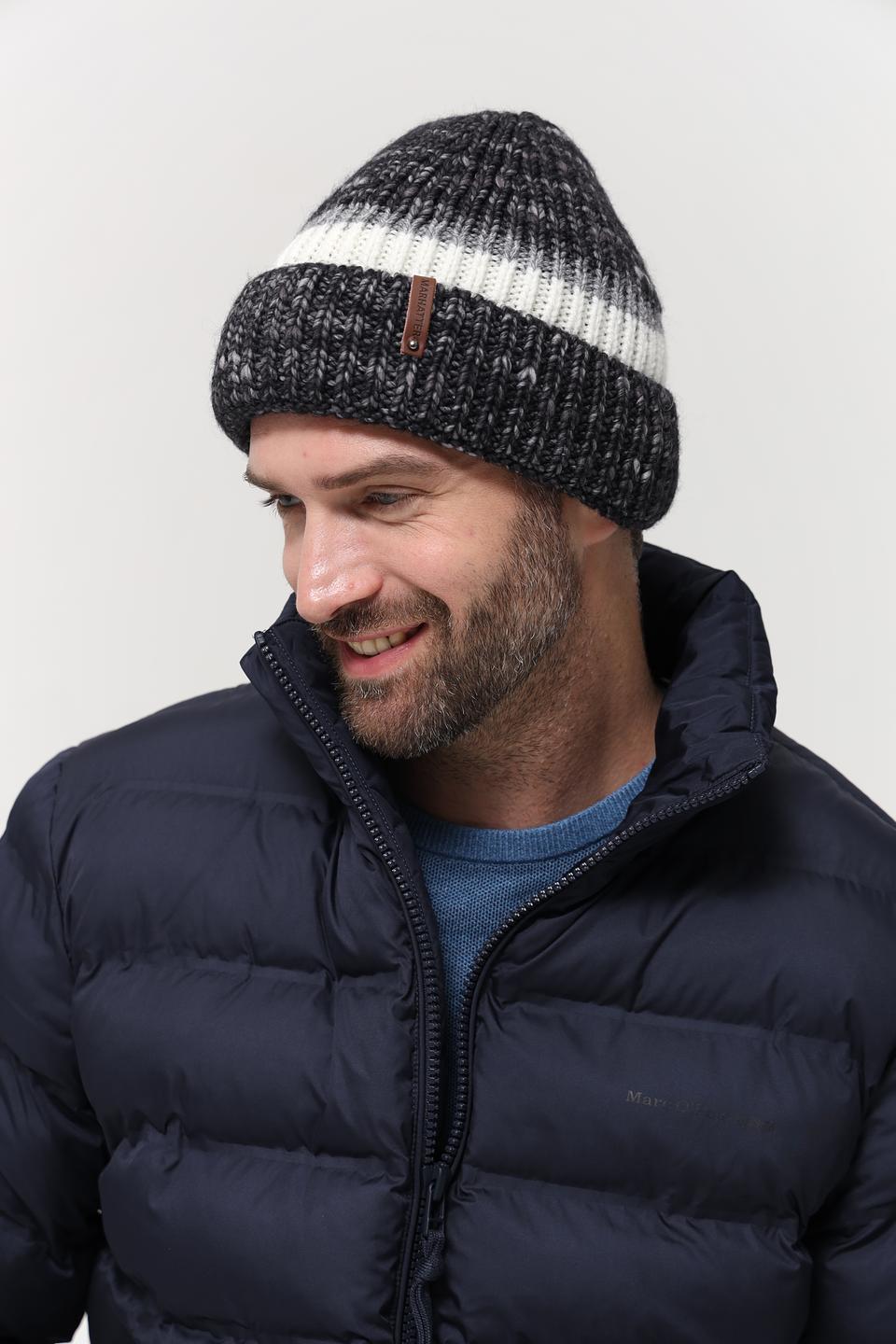 Шапка Marhatter вязаная двухцветная