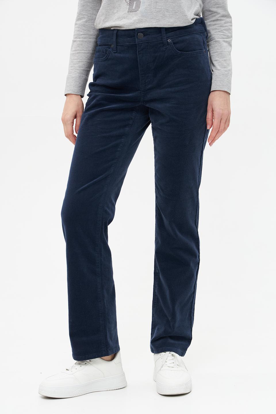 Брюки вельветовые NYDJ синие