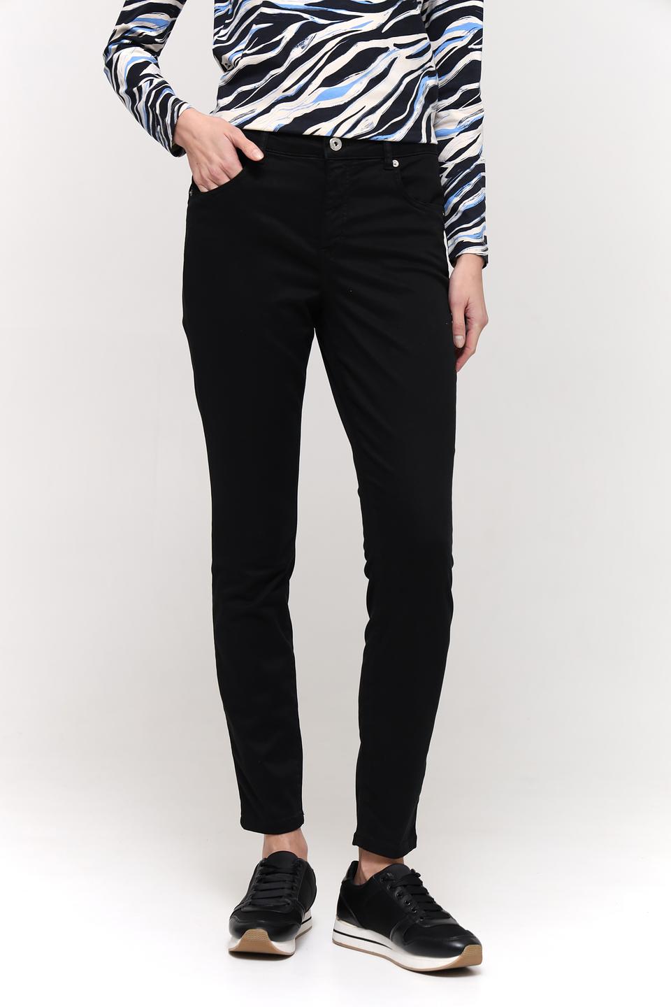Брюки скинни Marc Aurel чёрные