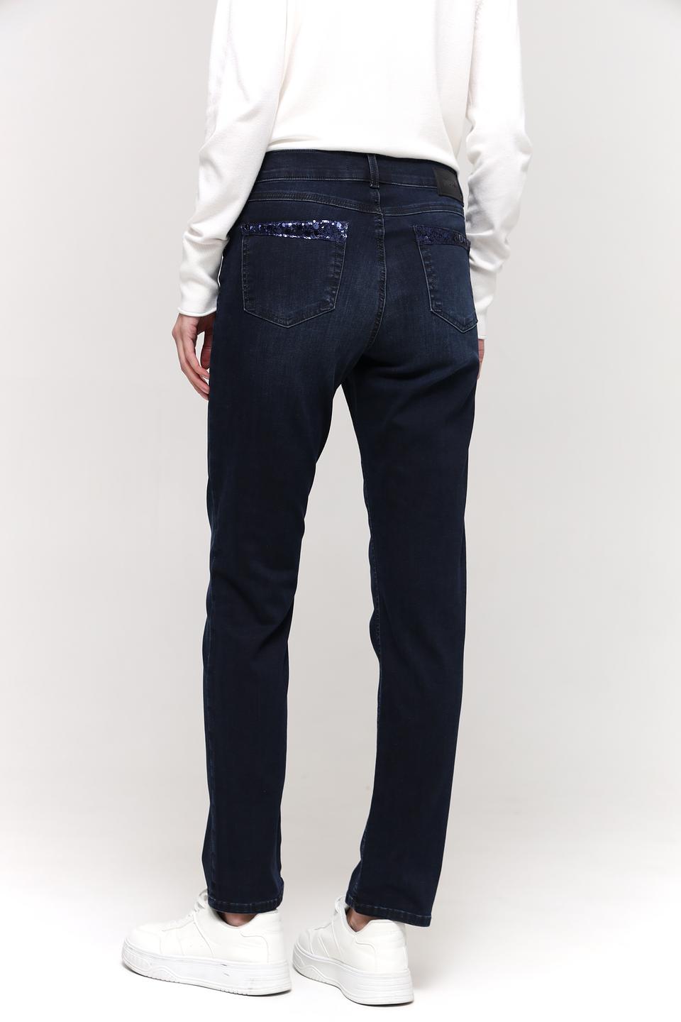 Джинсы Angels прямого кроя синие