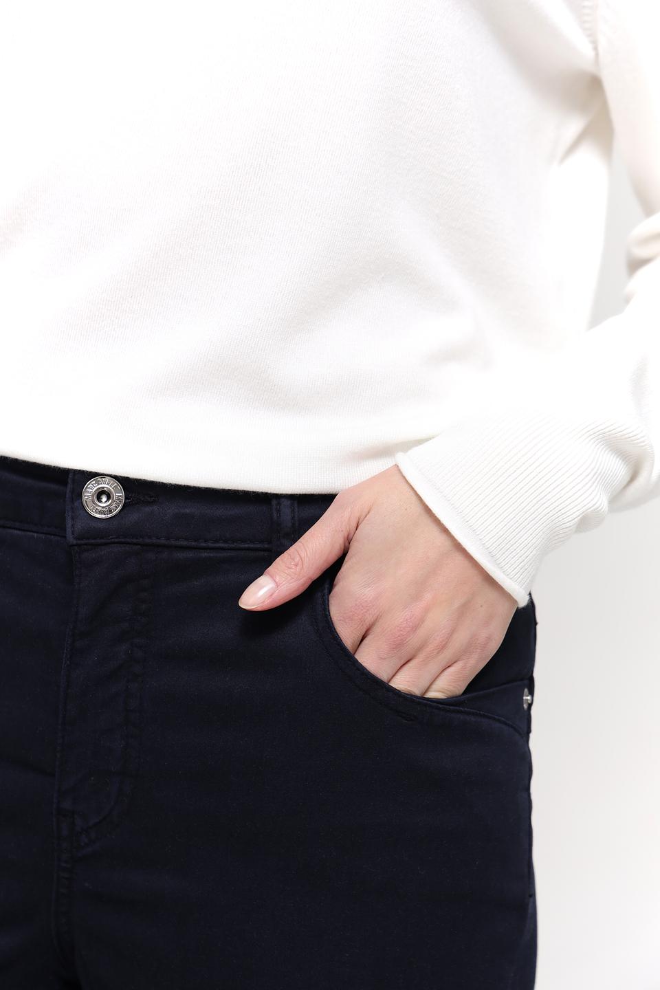 Брюки скинни Marc Aurel тёмно-синие