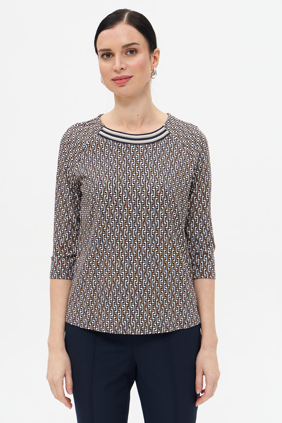 Футболка Frank Walder с геометрическим принтом