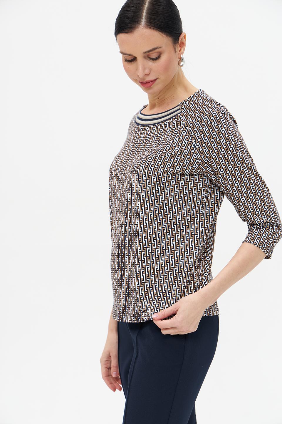 Футболка Frank Walder с геометрическим принтом