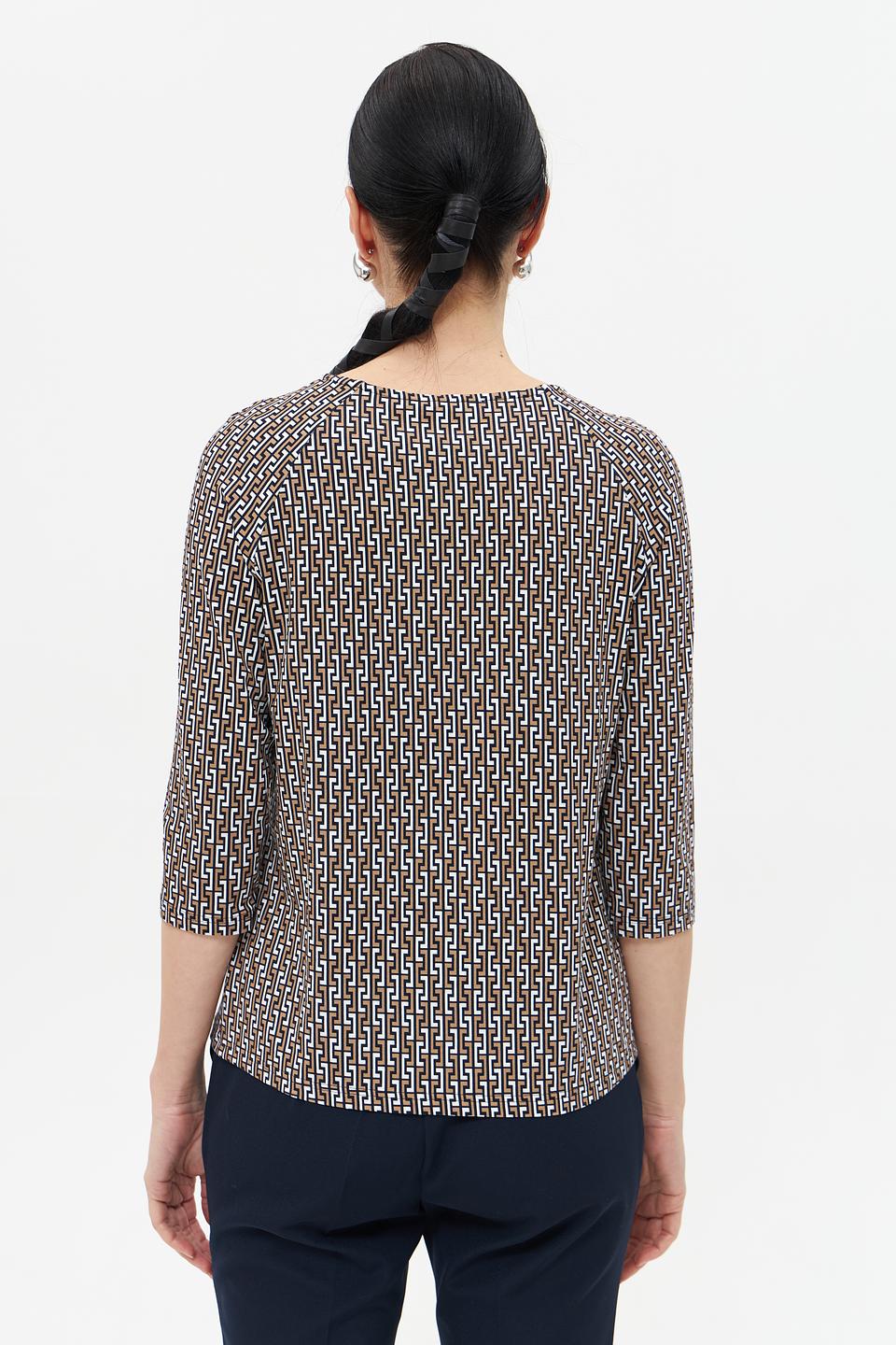 Футболка Frank Walder с геометрическим принтом