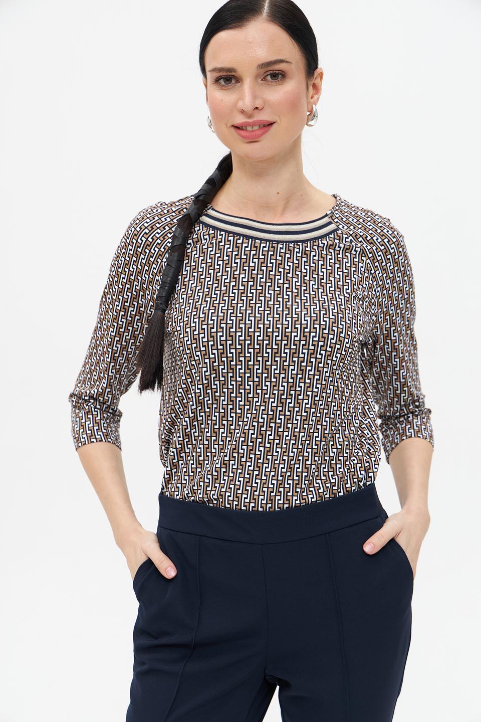 Футболка Frank Walder с геометрическим принтом