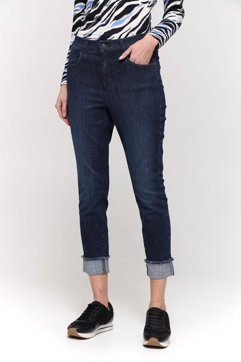 Джинсы Rabe collection узкие, тёмно-синие