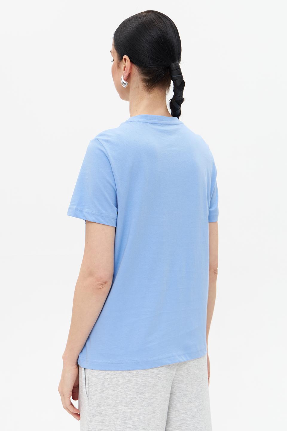 Футболка Tom Tailor с принтом голубая