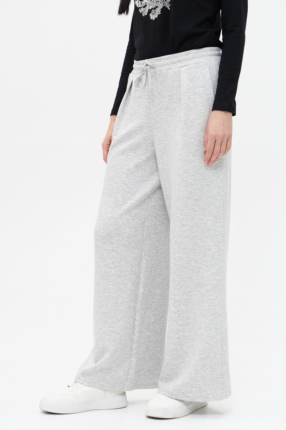 Брюки клёш Broadway серые