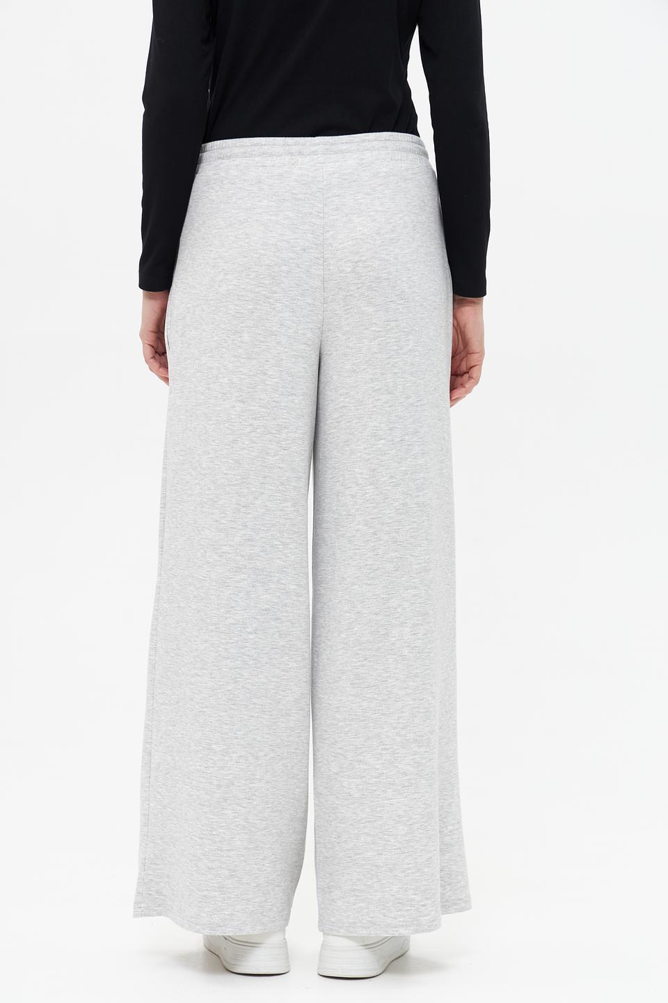 Брюки клёш Broadway серые