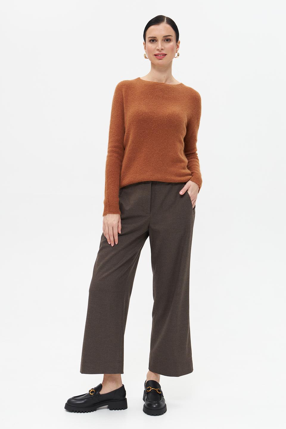 Брюки Cinque клёш коричневые