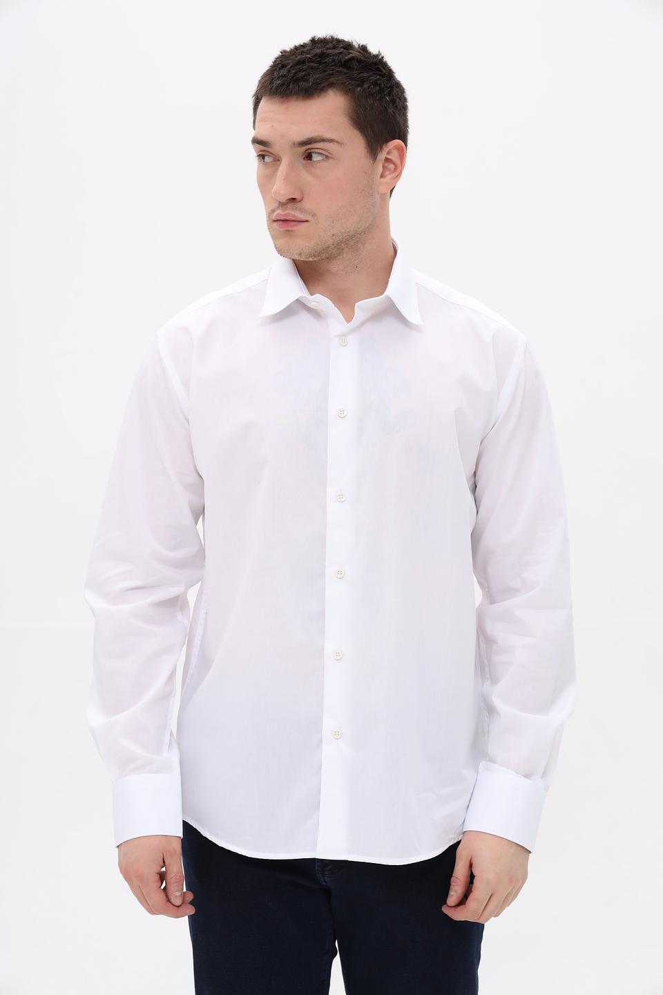 Рубашка Sea Barrier белая приталенная