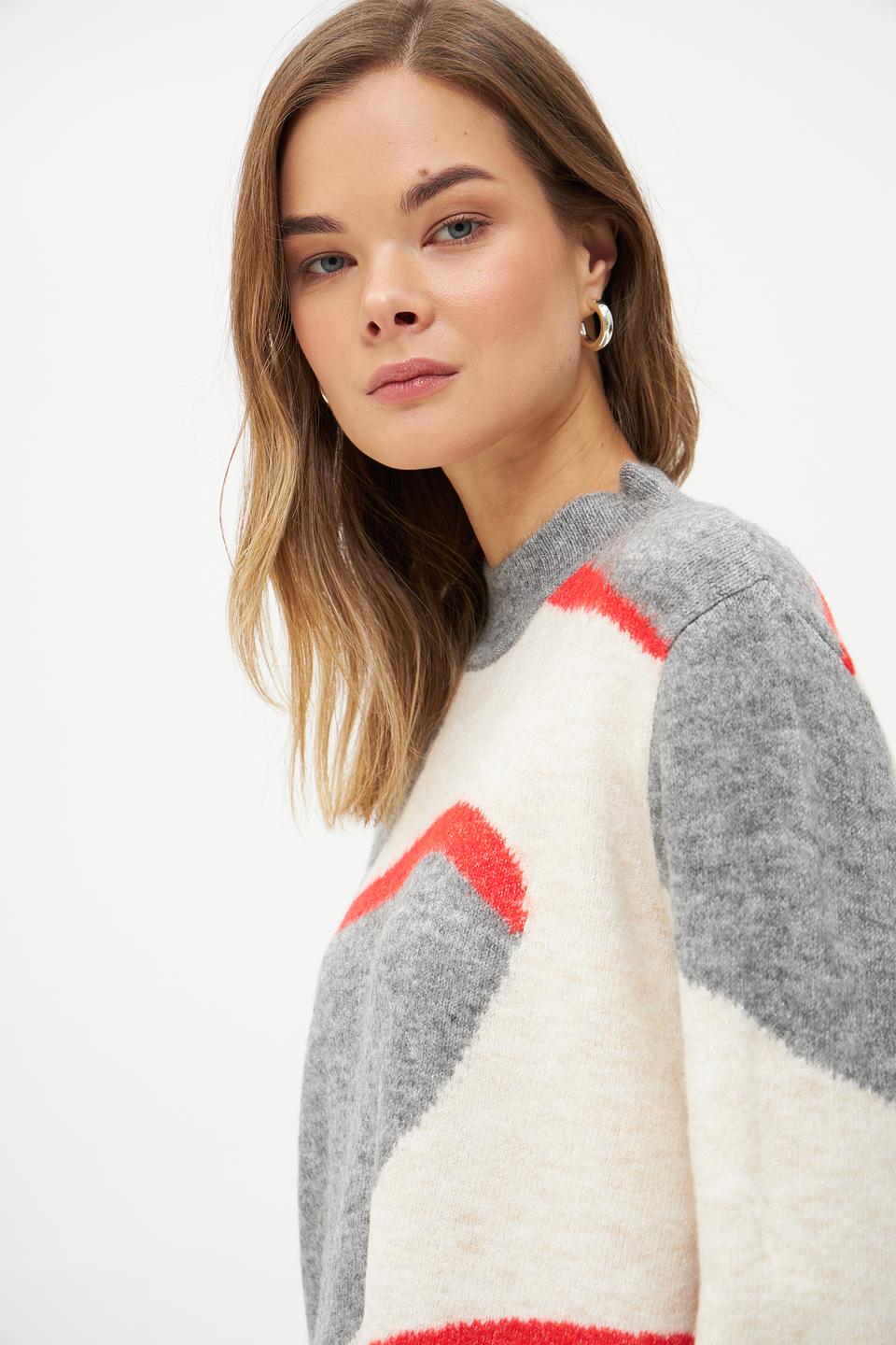 Пуловер Lecomte с узором