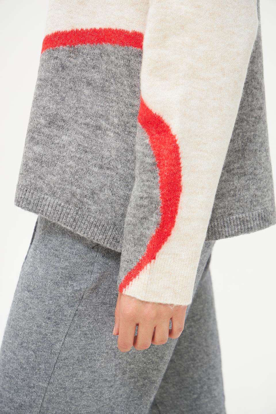 Пуловер Lecomte с узором